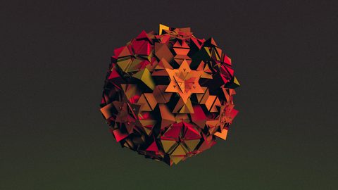 Abstract Digital Art Geometric