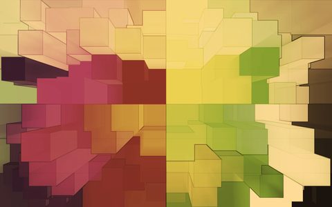 Abstract Digital Art Geometric