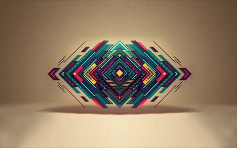 Abstract Digital Art Geometric