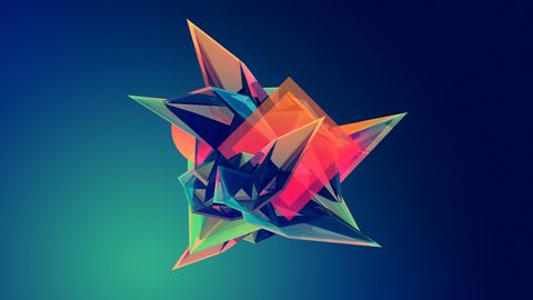 Abstract Digital Art Geometric