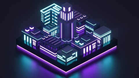 Abstract Digital Art Geometric