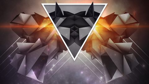 Abstract Digital Art Geometric