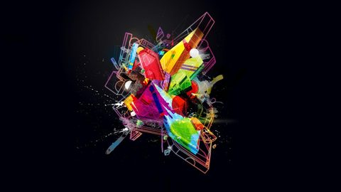 Abstract Digital Art Geometric