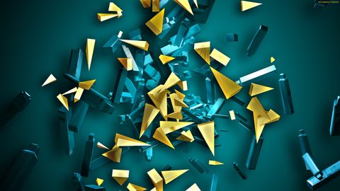 Abstract Digital Art Geometric