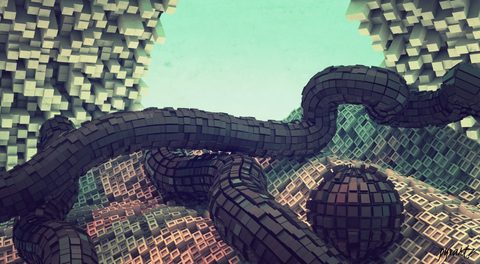 Abstract Digital Art Geometric
