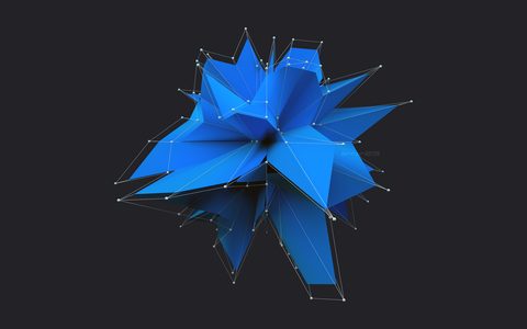 Abstract Digital Art Geometric