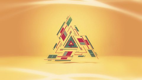 Abstract Digital Art Geometric