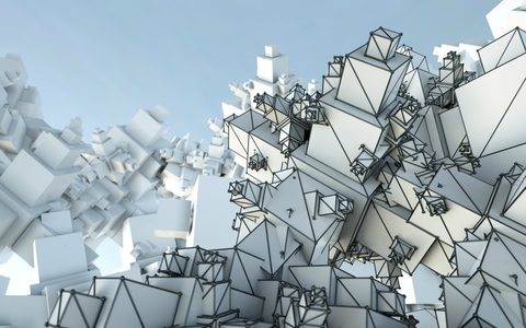Abstract Digital Art Geometric