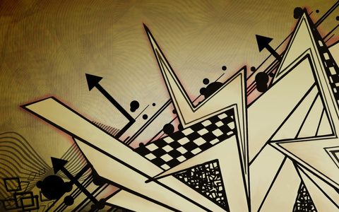 Abstract Digital Art Geometric