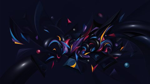 Abstract Digital Art Geometric