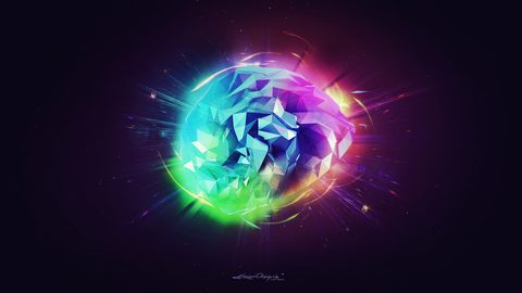 Abstract Digital Art Geometric