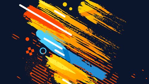 Abstract Digital Art Geometric