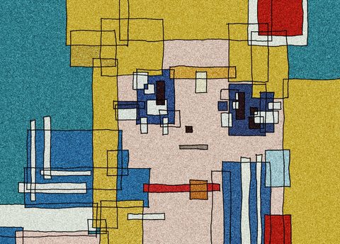 Abstract Digital Art Geometric