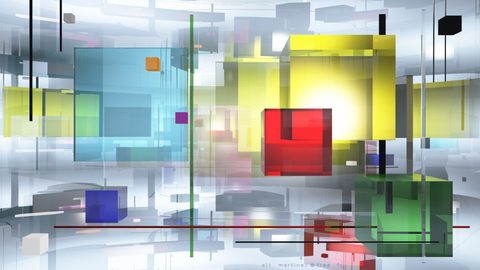 Abstract Digital Art Geometric