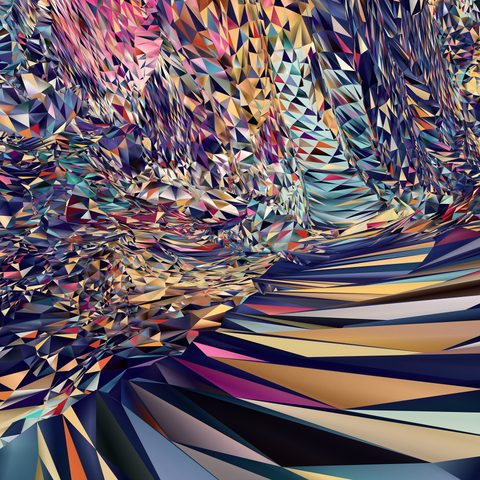 Abstract Digital Art Geometric