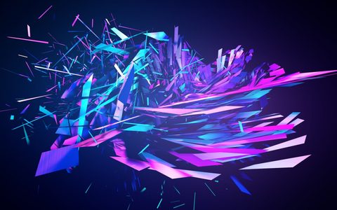 Abstract Digital Art Geometric
