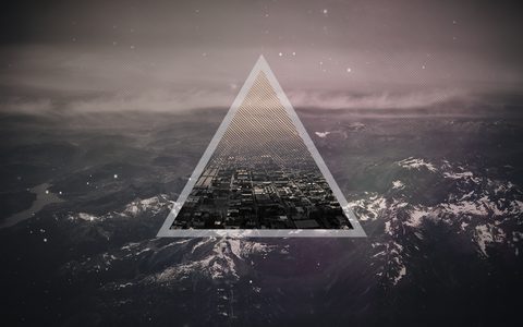 Abstract Digital Art Geometric