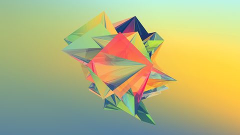 Abstract Digital Art Geometric