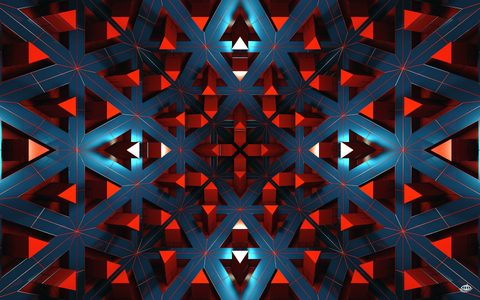 Abstract Digital Art Geometric