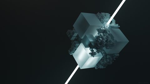 Abstract Digital Art Geometric