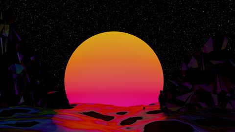 Abstract Digital Art Geometric