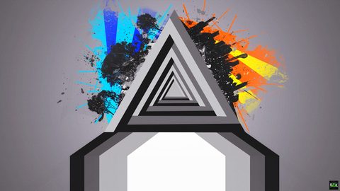Abstract Digital Art Geometric