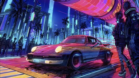 Cyberpunk Desktop Wallpaper