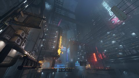 Cyberpunk Neon City Futuristic