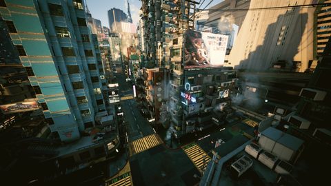 Cyberpunk Neon City Futuristic