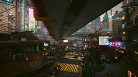 Cyberpunk Neon City Futuristic