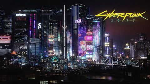 Cyberpunk Neon City Futuristic