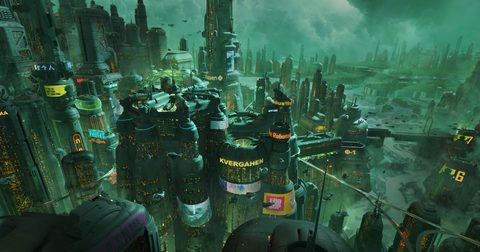 Cyberpunk Neon City Futuristic