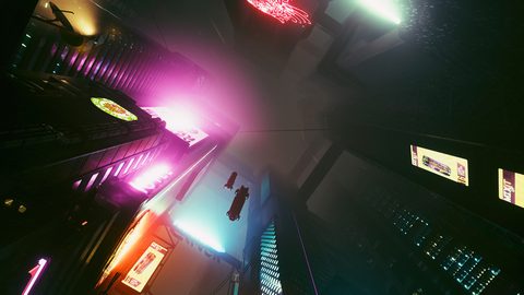 Cyberpunk Neon City Futuristic