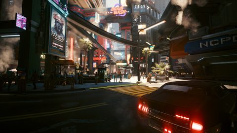 Cyberpunk Neon City Futuristic