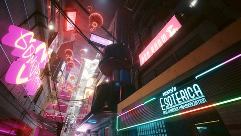 Cyberpunk Neon City Futuristic