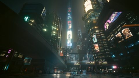 Cyberpunk Neon City Futuristic