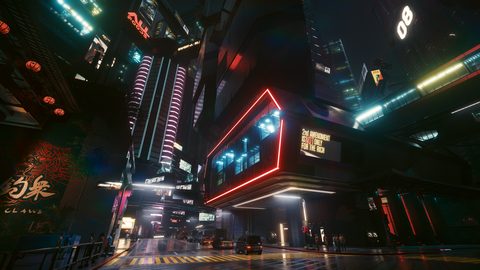 Cyberpunk Neon City Futuristic