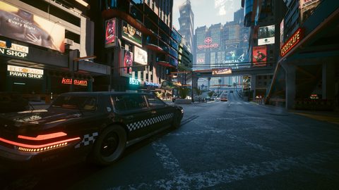Cyberpunk Neon City Futuristic