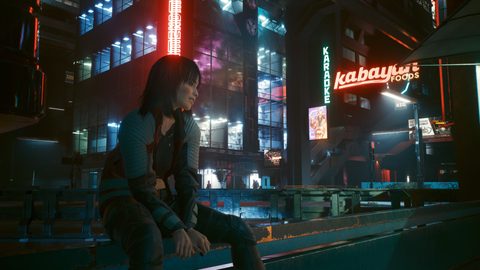 Cyberpunk Neon City Futuristic