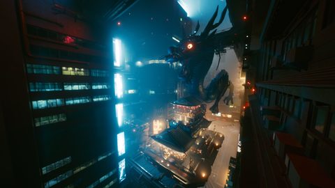 Cyberpunk Neon City Futuristic