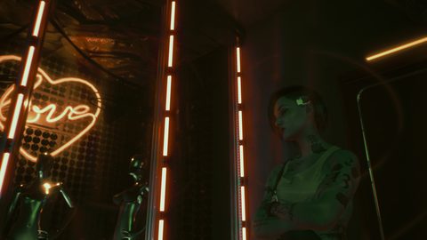 Cyberpunk Neon City Futuristic