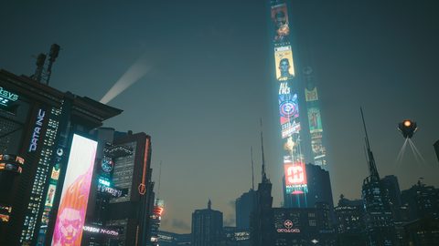 Cyberpunk Neon City Futuristic