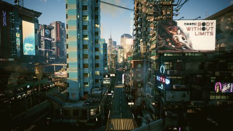 Cyberpunk Neon City Futuristic