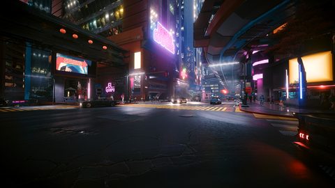 Cyberpunk Neon City Futuristic