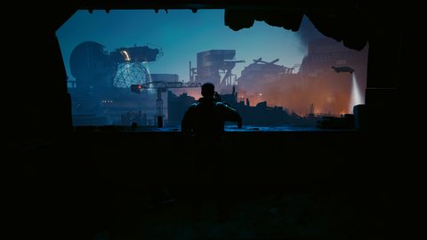 Cyberpunk Neon City Futuristic