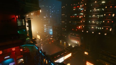 Cyberpunk Neon City Futuristic