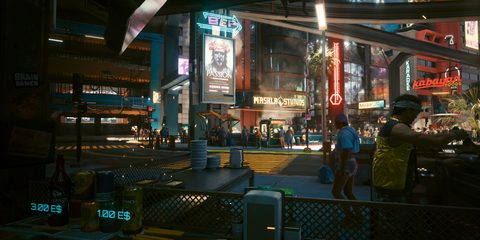 Cyberpunk Neon City Futuristic