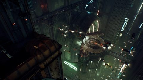 Cyberpunk Neon City Futuristic