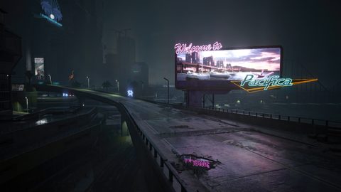 Cyberpunk Neon City Futuristic