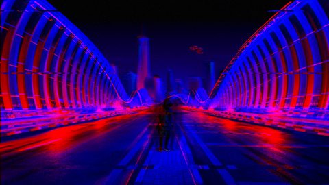 Cyberpunk Neon City Futuristic